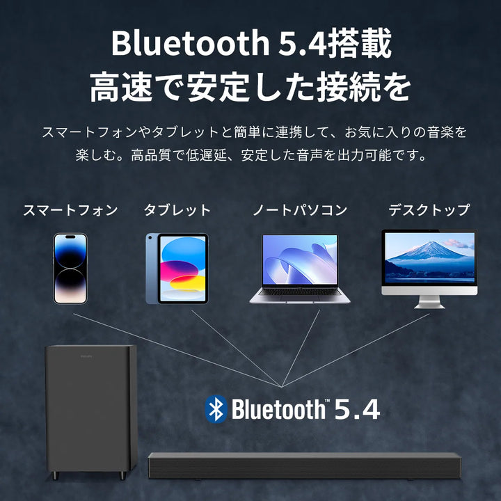 サラウンドサウンドバー PHILIPS TAB8510