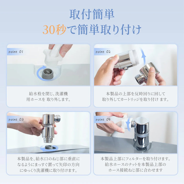Livella SKX-010 洗濯機用ウルトラファインバブル発生装置