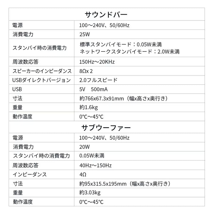 PHILIPS フィリップス サウンドバー TAB5309