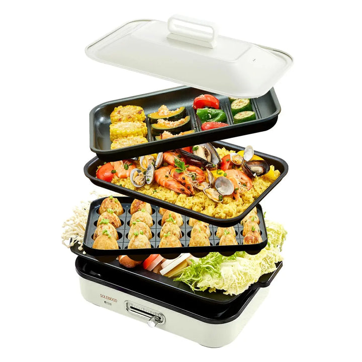 1台多機能ホットプレート SOLEMOOD