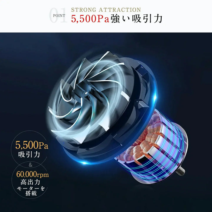 車・家庭両用コードレスハンディクリーナー