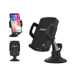 PHILIPS Qi ワイヤレス 充電器 カーマウント