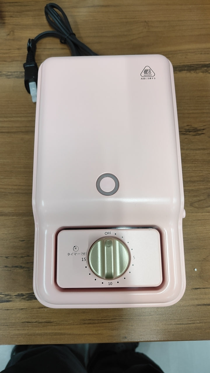 【中古商品】SOLEMOOD ホットサンドメーカー　G205　ピンク