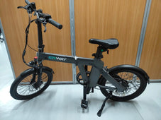 【SALE開催中！リユース品】折りたたみ電動アシスト自転車 ERWAY A02  グレー