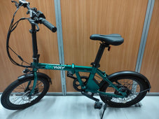 【SALE開催中！リユース品】折りたたみ電動アシスト自転車 ERWAY A01  グリーン