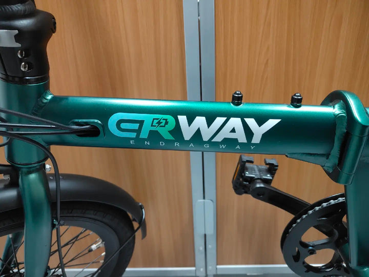 【SALE開催中！リユース品】折りたたみ電動アシスト自転車 ERWAY A01  グリーン