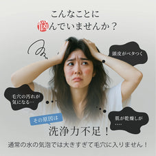 マイクロナノバブルシャワーヘッド