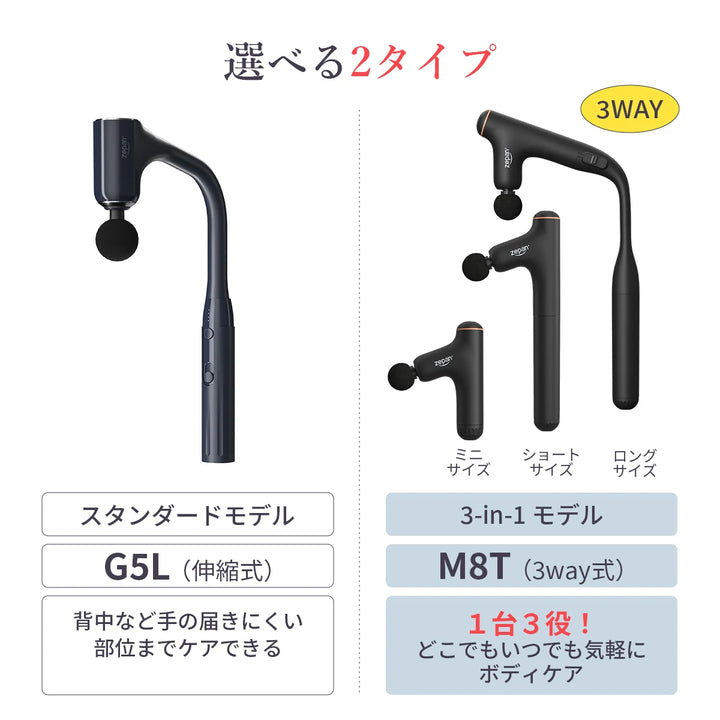 ハンディマッサージャー 深層筋まで届く振動マッサージ機