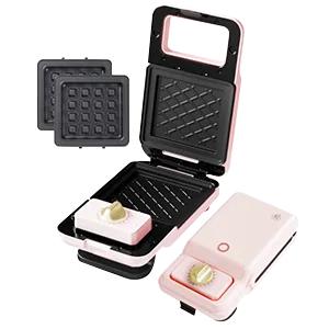 【中古商品】SOLEMOOD ホットサンドメーカー　G205　ピンク