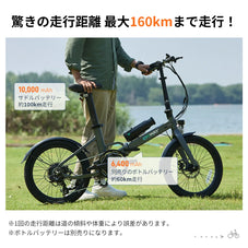 折りたたみ電動アシスト自転車 ERWAY-A05