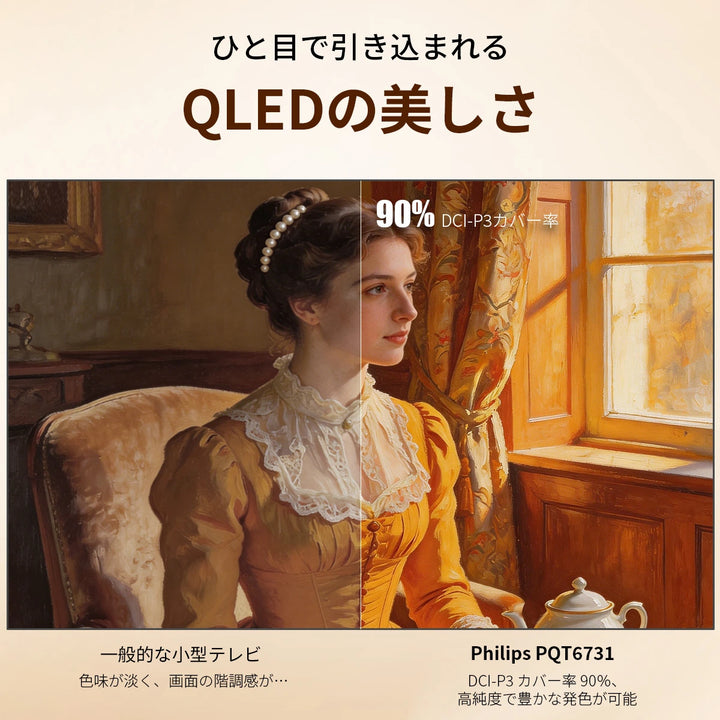 PHILIPS チューナーレステレビ 43型 PQT6731