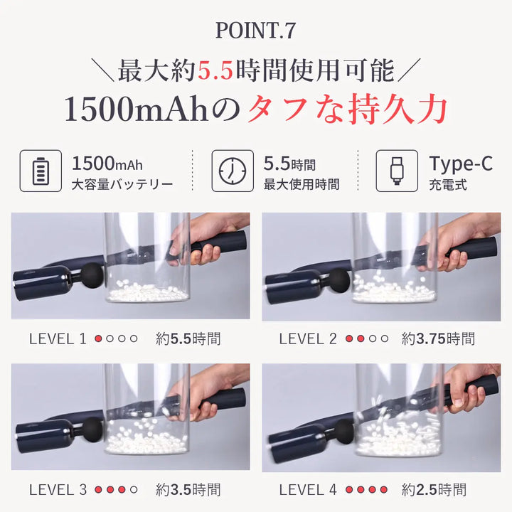 筋膜リリースガン　マッサージガン