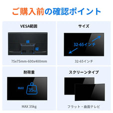 キャスター付きテレビスタンド