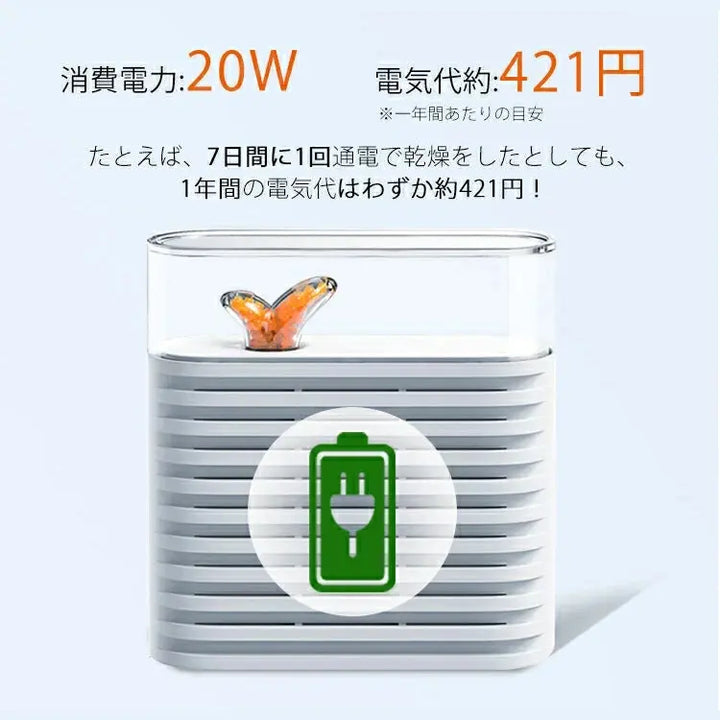 コンパクト除湿機