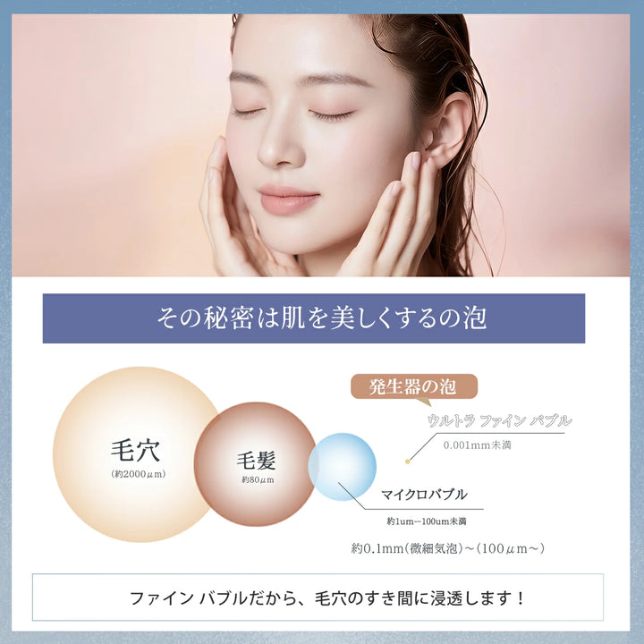 マイクロナノバブルシャワーヘッド