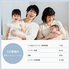 マイクロナノバブルシャワーヘッド