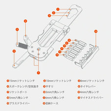 自転車専用マルチツール ERWAY