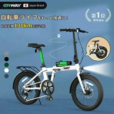 折りたたみ電動アシスト自転車 ERWAY A01
