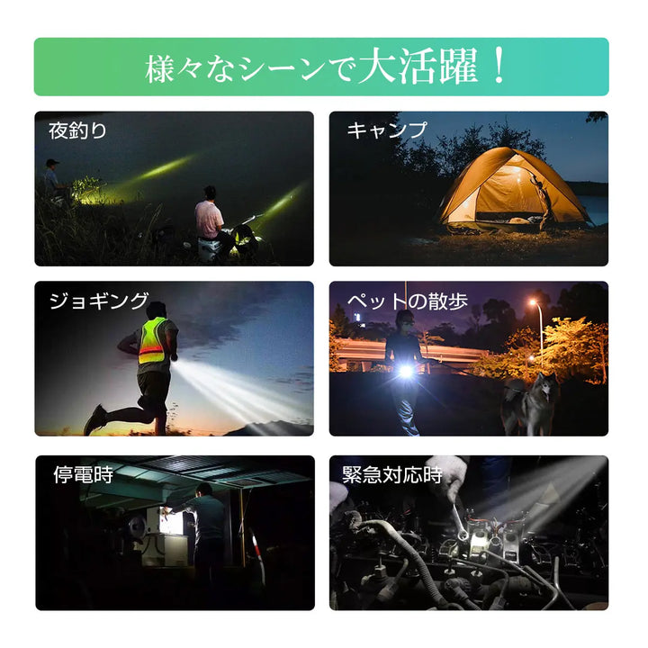 自転車ヘッドライト LED ライト ERWAY