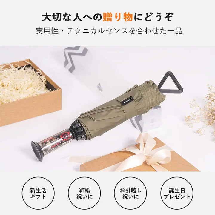 晴雨兼用折りたたみ傘 Rain Smile U2