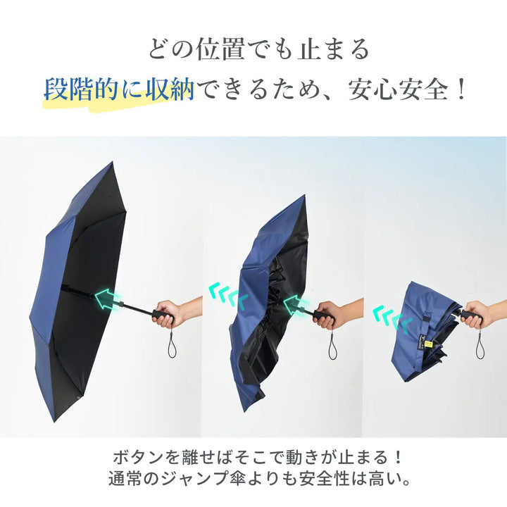 自動開閉折りたたみ傘 Rainsmile modeng