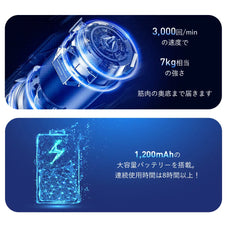 筋膜リリースガン UNPO S5F 温熱機能付き