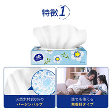 Vinda　ボックスティッシュ　 5 × 16 パック 80個    300枚 (150組)