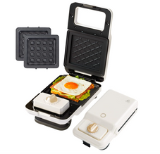 【中古商品】SOLEMOOD ホットサンドメーカー　G205　クリームホワイト