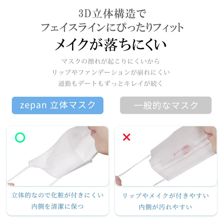 小顔マスク zepan 50枚