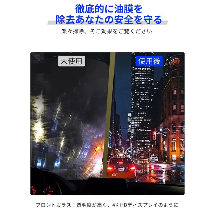 車ガラス油膜取り zepan CAR