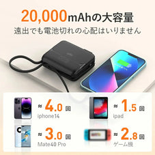 モバイルバッテリー 急速充電 zepan PD200W