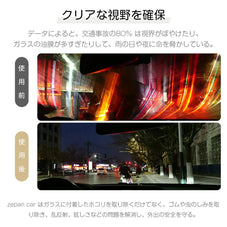 車ガラス油膜取り zepan car