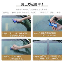 車ガラス油膜取り zepan car